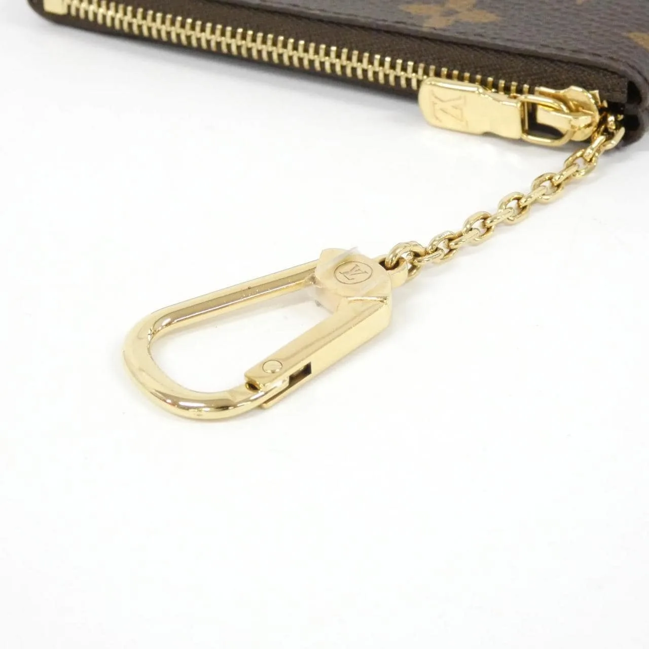 LOUIS VUITTON Pochette M62650 Coin Case Monogram 黑色 Monogram 中古品A - 縮圖 2