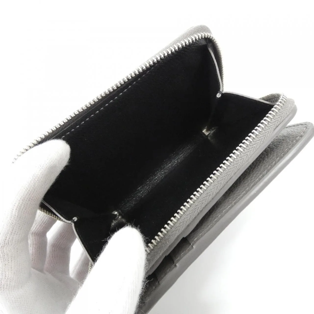 SAINT LAURENT 414661 B680N Wallet Black Rank A - Thumbnail 8