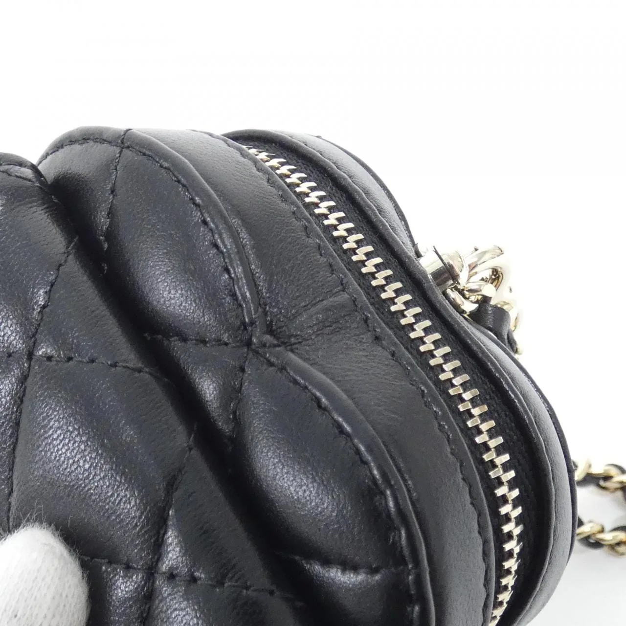 CHANEL AP4838 Key Case Lambskin Black Lambskin Rank A - Thumbnail 4