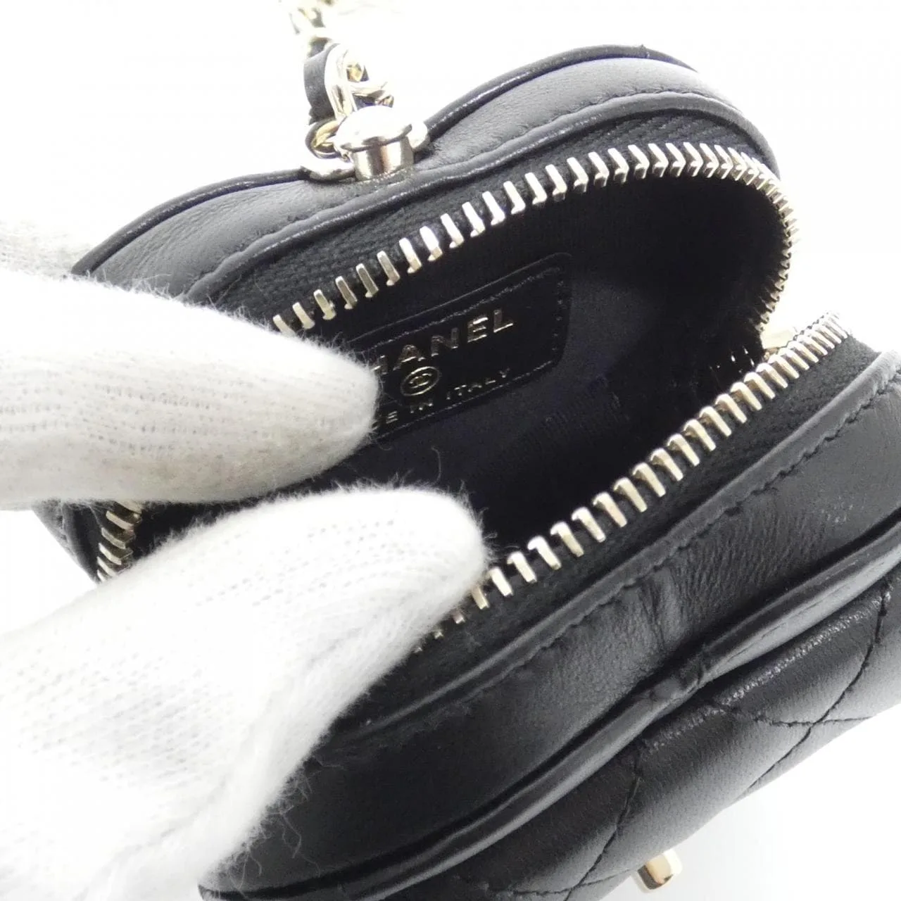 CHANEL AP4838 Key Case Lambskin Black Lambskin Rank A - Thumbnail 9