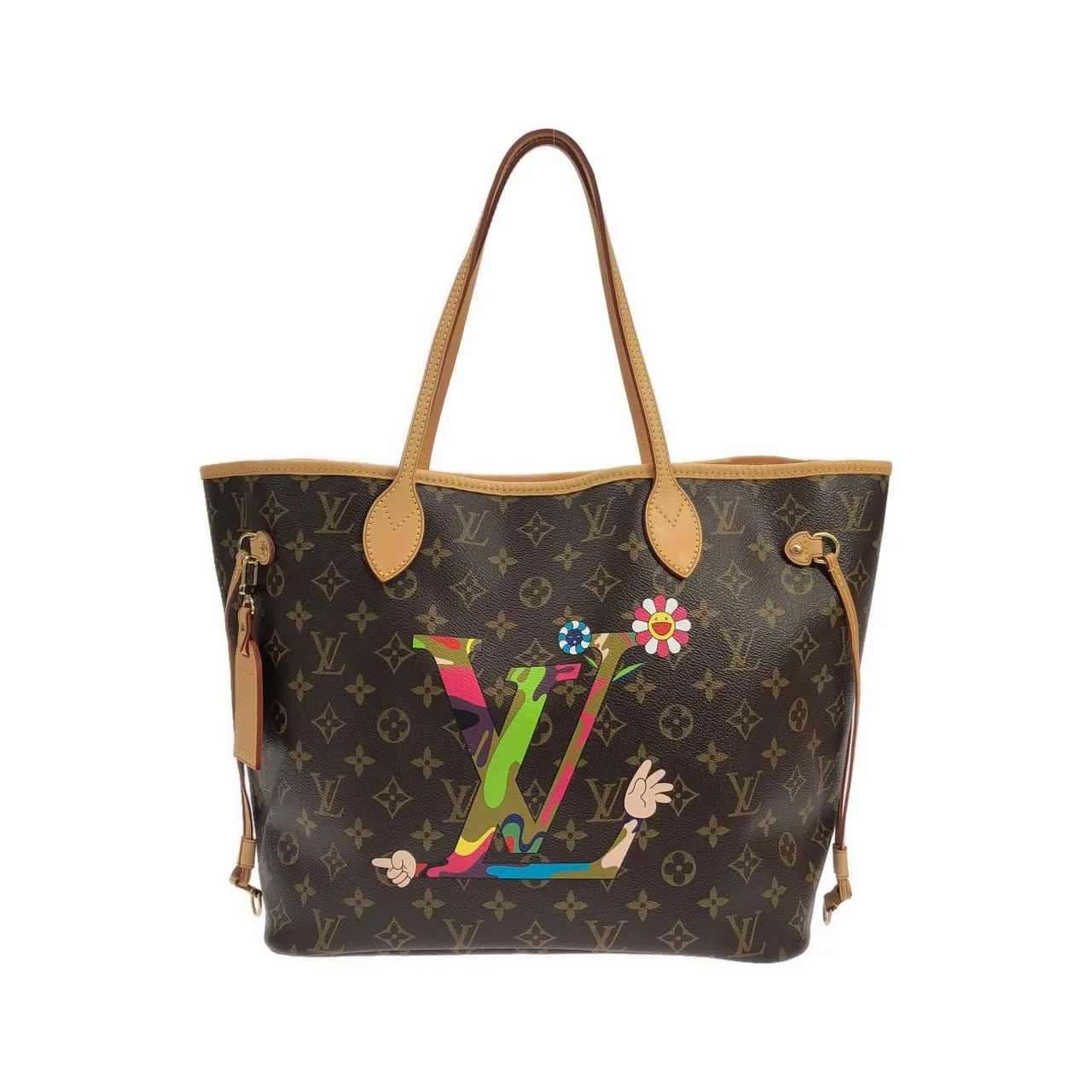 LOUIS VUITTON Neverfull M95560 Tote Monogram Black