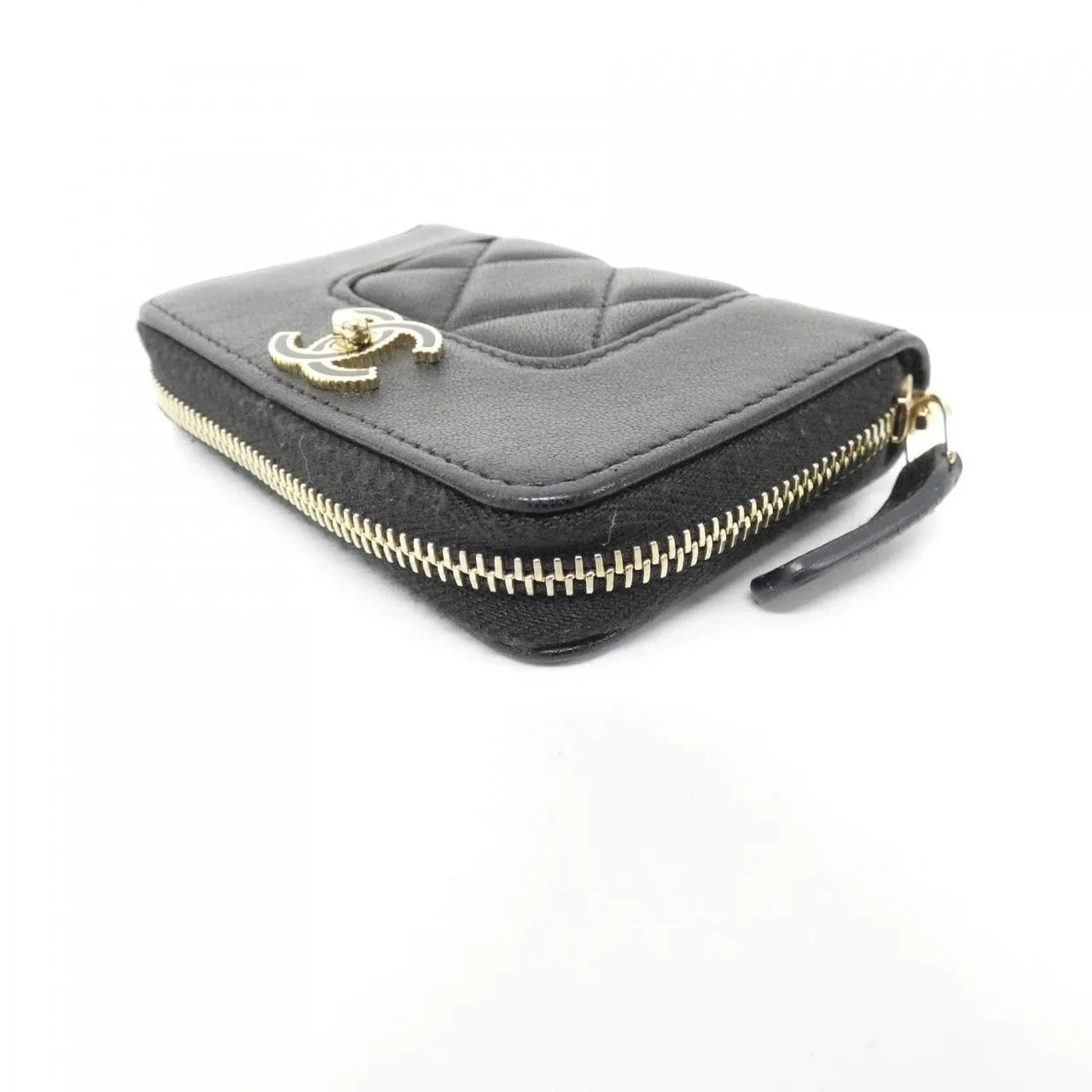 CHANEL 80968 Coin Case Black Rank A - Thumbnail 3