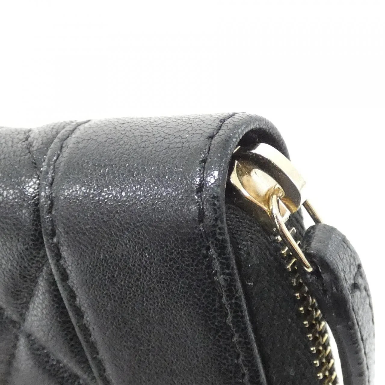 CHANEL 80968 Coin Case Black Rank A - Thumbnail 5