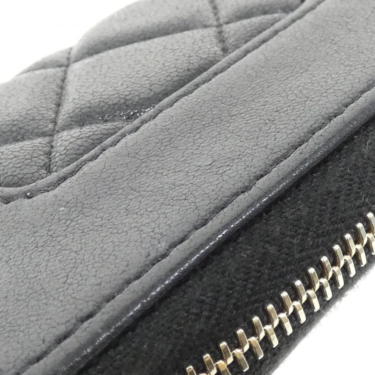 CHANEL 80968 Coin Case Black Rank A - Thumbnail 7