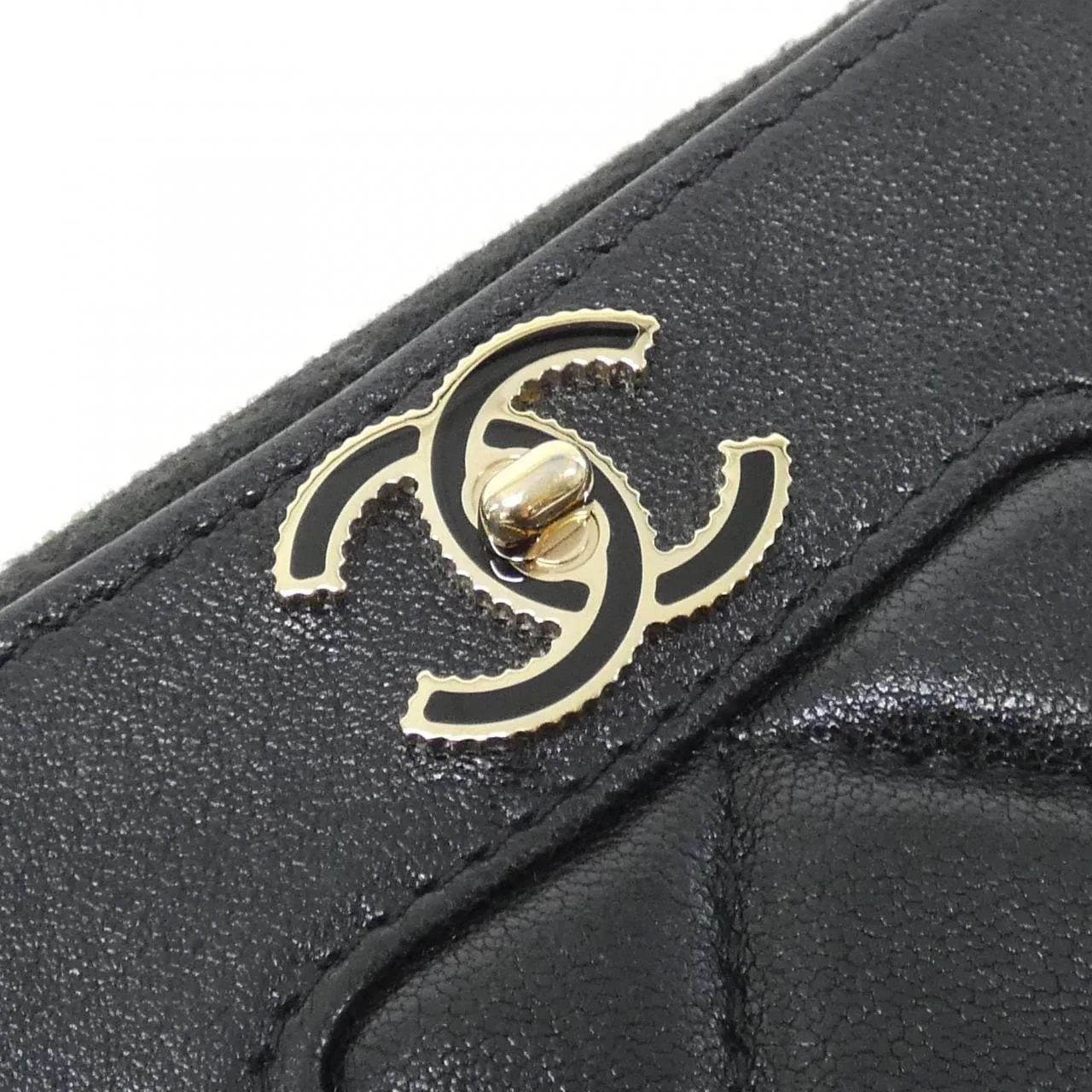 CHANEL 80968 Coin Case Black Rank A - Thumbnail 8