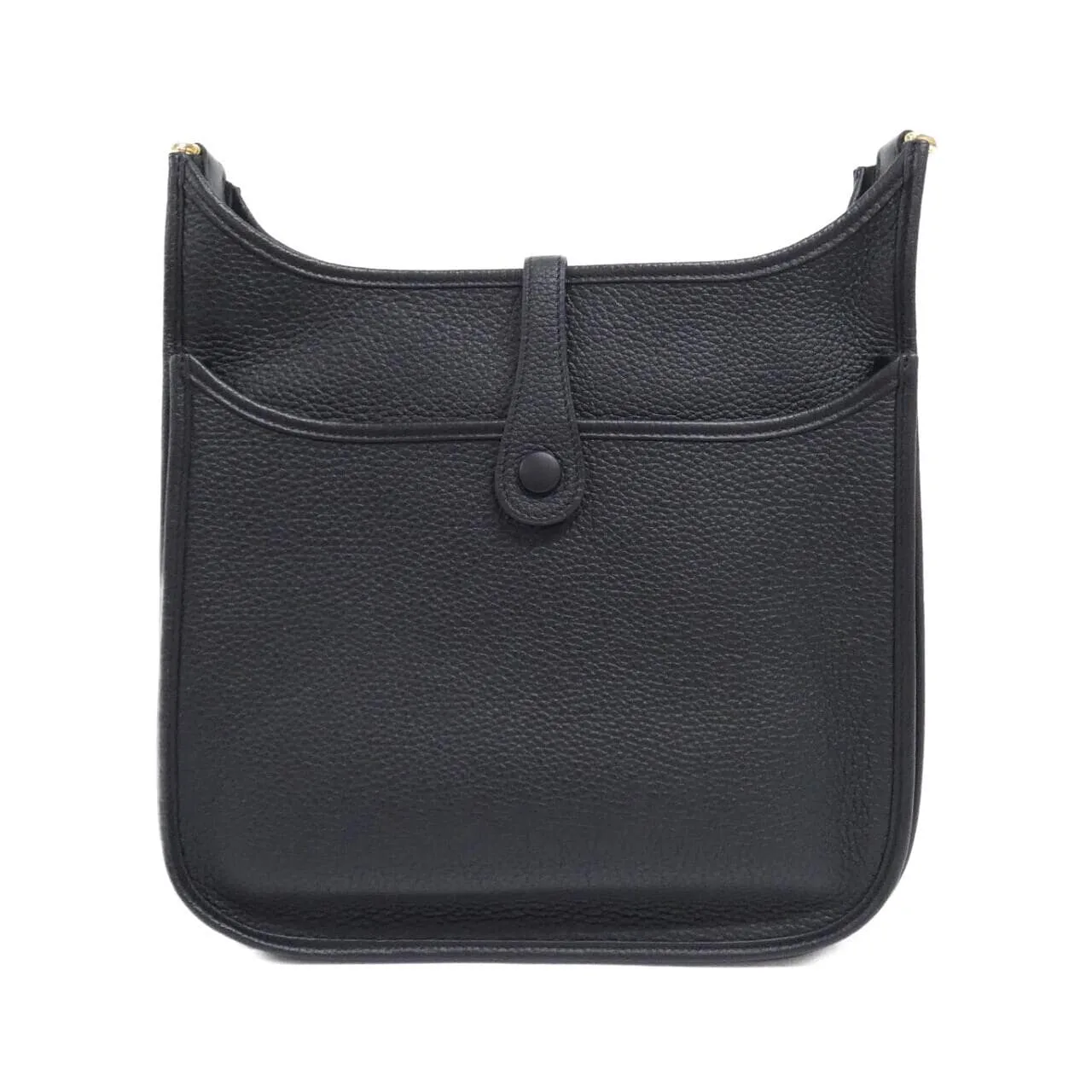 HERMES Evelyne 056277CC Shoulder Clemence Black Clemence Leather Rank A - Thumbnail 2