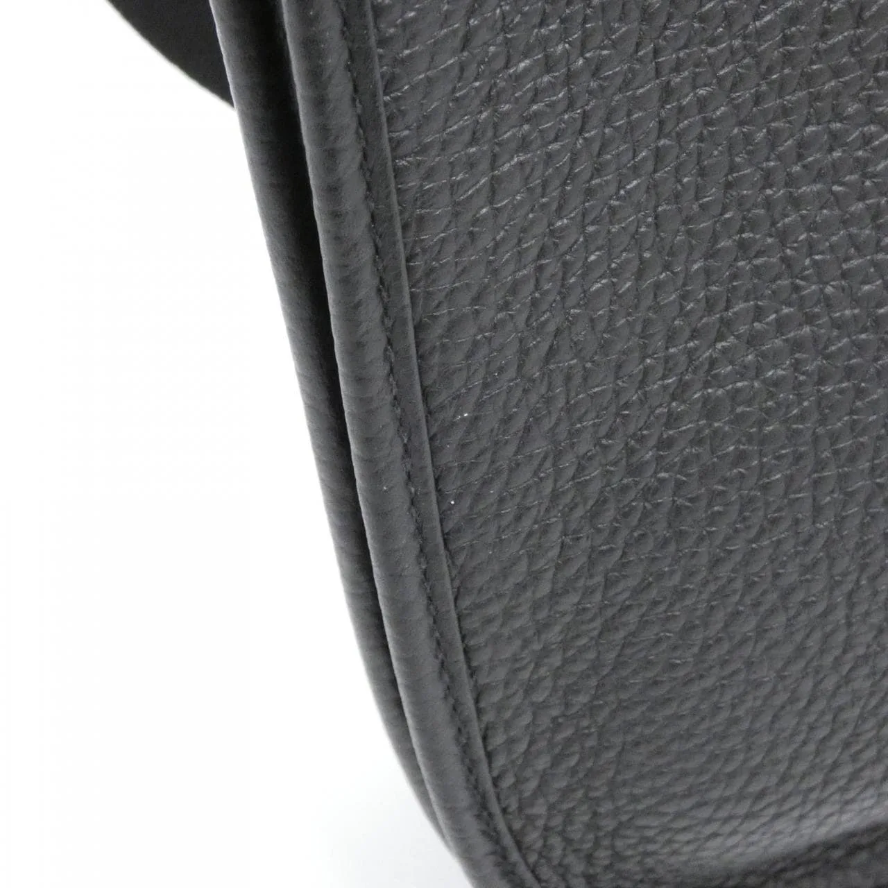 HERMES Evelyne 056277CC Shoulder Clemence Black Clemence Leather Rank A - Thumbnail 4
