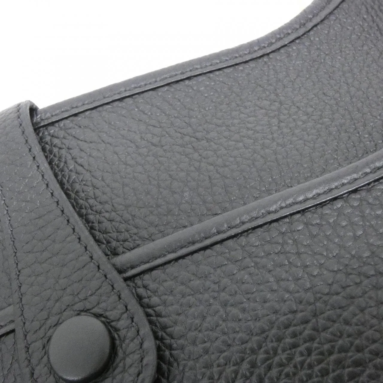 HERMES Evelyne 056277CC Shoulder Clemence Black Clemence Leather Rank A - Thumbnail 5