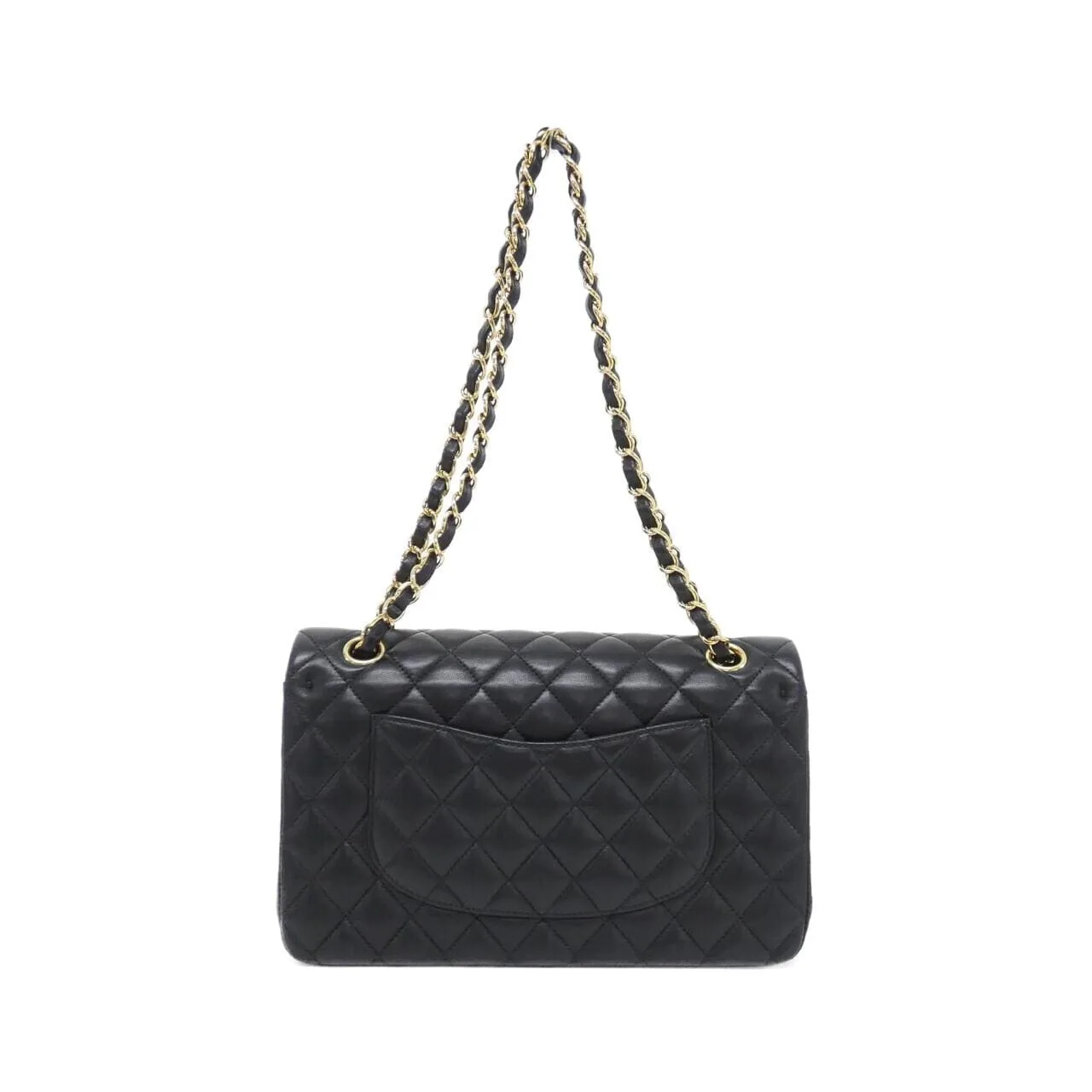 CHANEL Matelasse 1112 Shoulder Lambskin 黑色 羊皮 中古品A - 縮圖 2