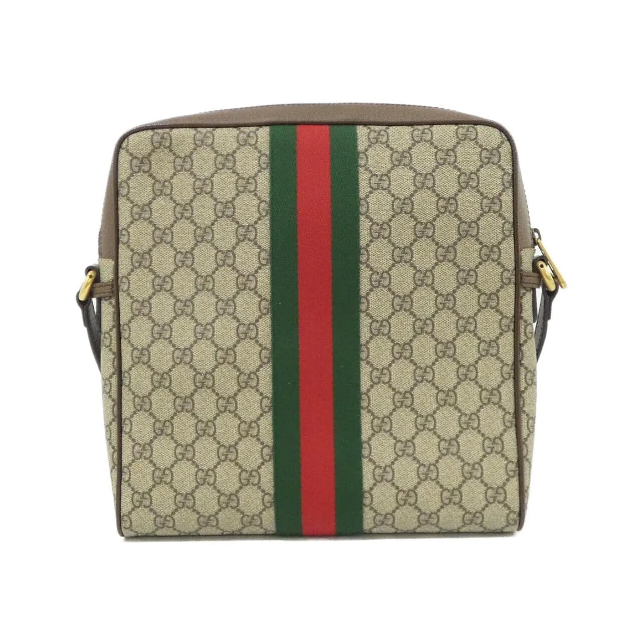 GUCCI Ophidia 547934 96IWT 肩背包 帆布 黑色 帆布 中古品A - 縮圖 2