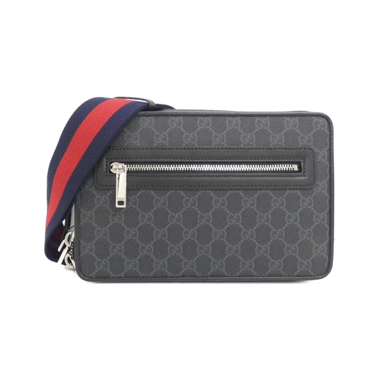 GUCCI 822072 FADJA Shoulder Canvas Black