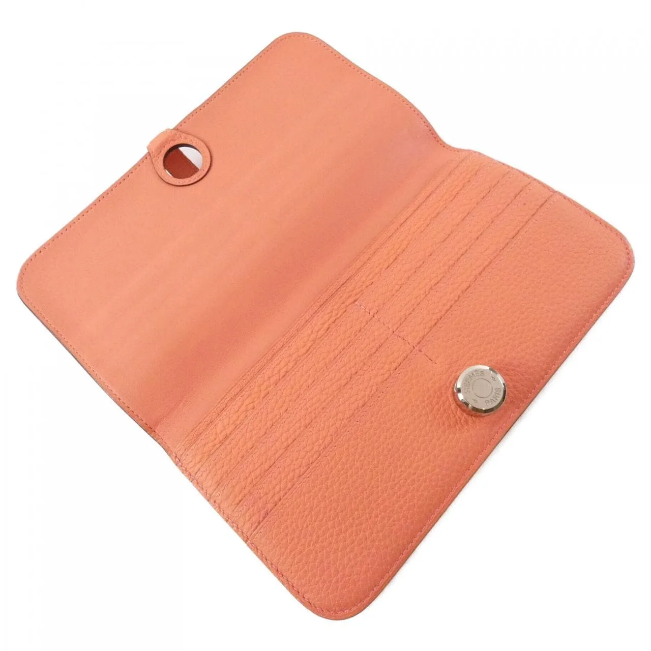 HERMES 061200CK Wallet Togo Black Togo Leather Rank B - Thumbnail 6