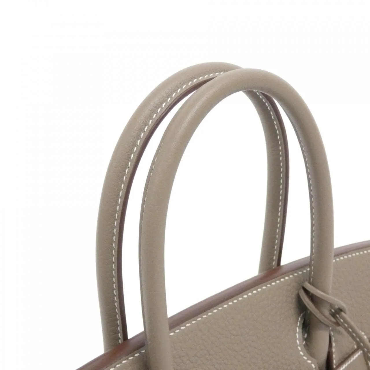 HERMES Birkin 030520CK Handbag Togo Etoupe Togo Leather Rank A - Thumbnail 5