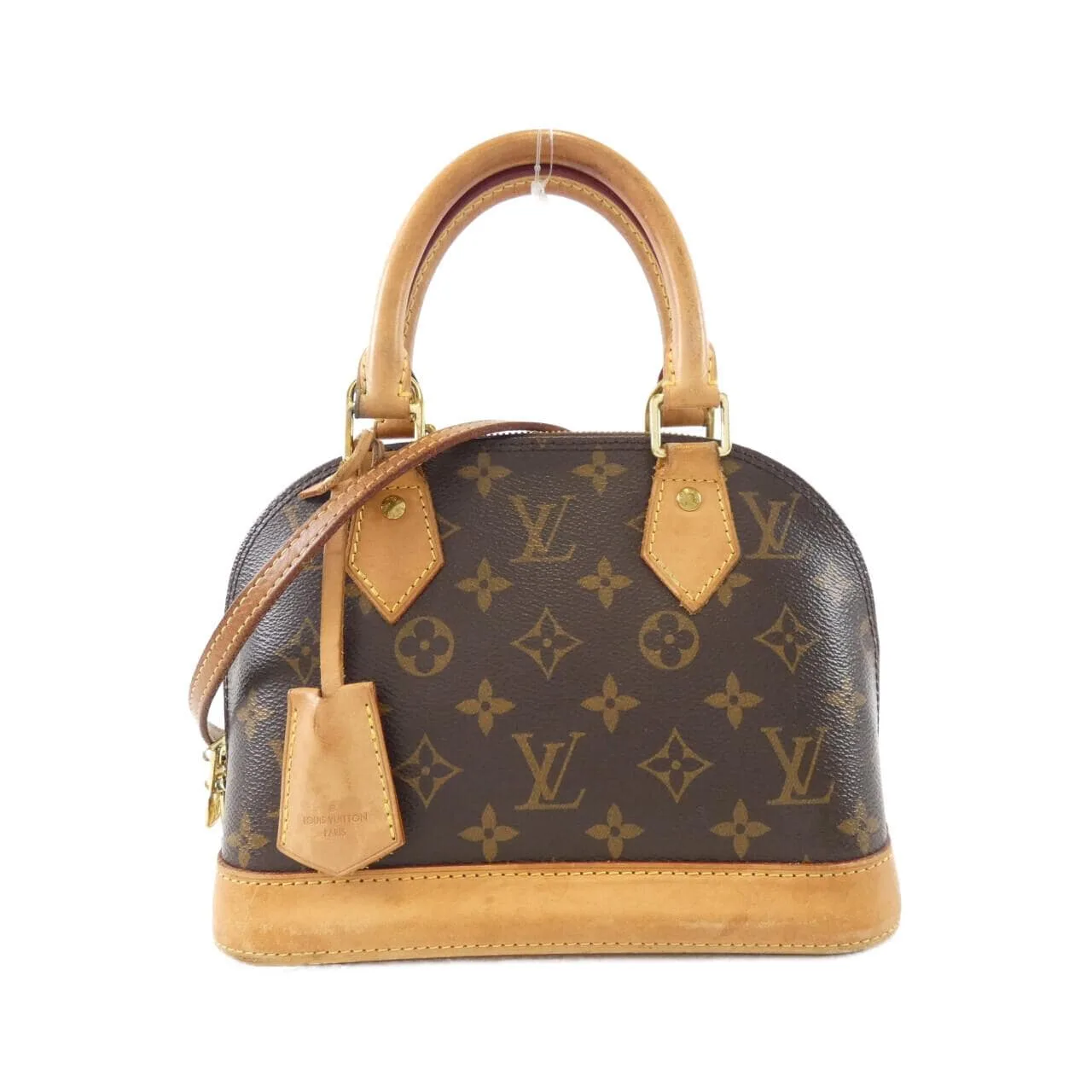 LOUIS VUITTON Alma M53152 Handbag Monogram Black