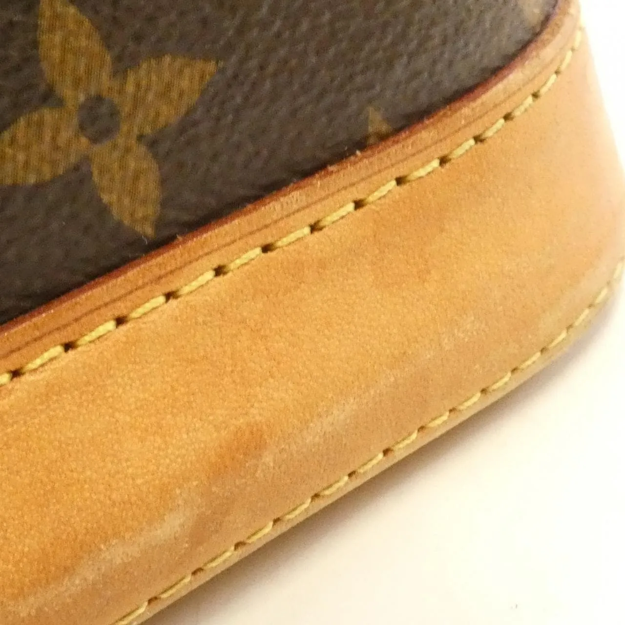 LOUIS VUITTON Alma M53152 Handbag Monogram Black Monogram Rank B - Thumbnail 4