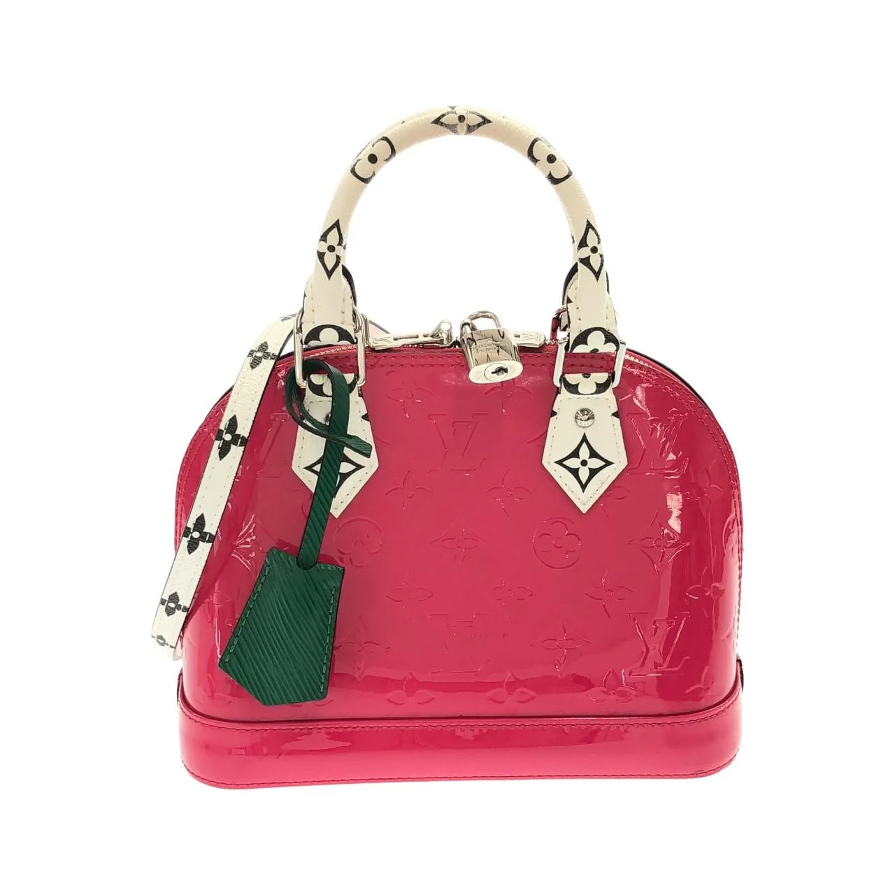 LOUIS VUITTON Alma M90447 Handbag Vernis Black