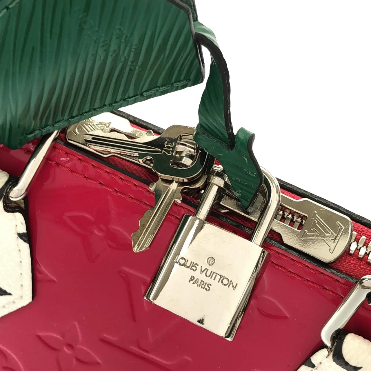 LOUIS VUITTON Alma M90447 Handbag Vernis Black Vernis Rank A - Thumbnail 3