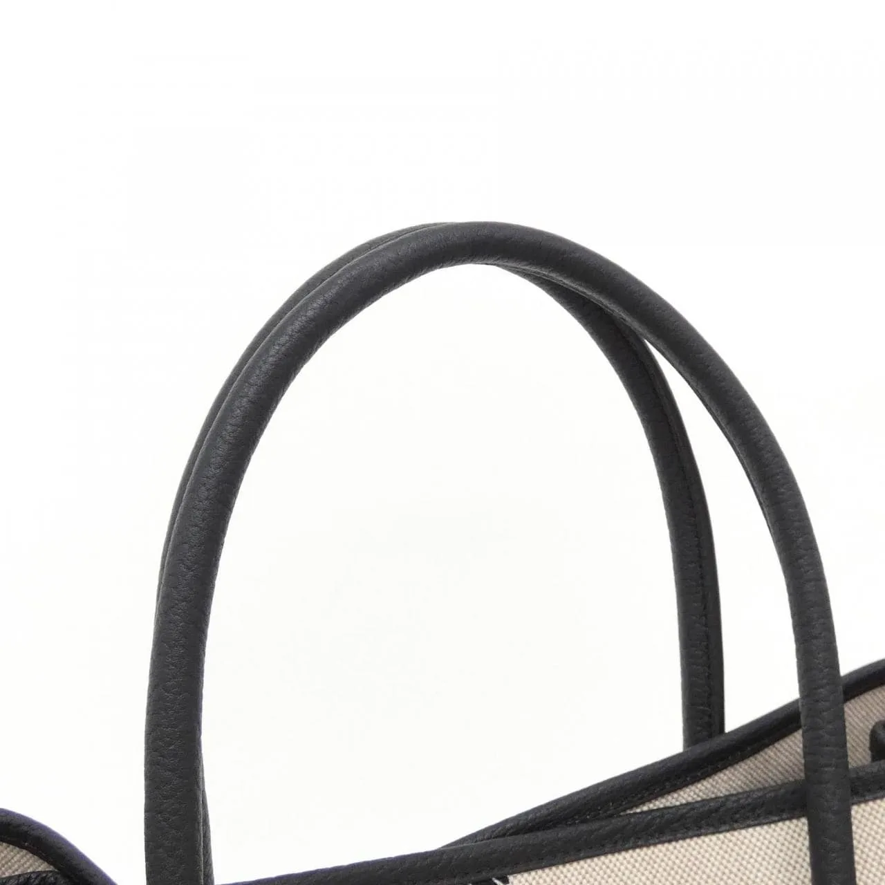 HERMES Garden Party 086513CK Tote Black Rank A - Thumbnail 3