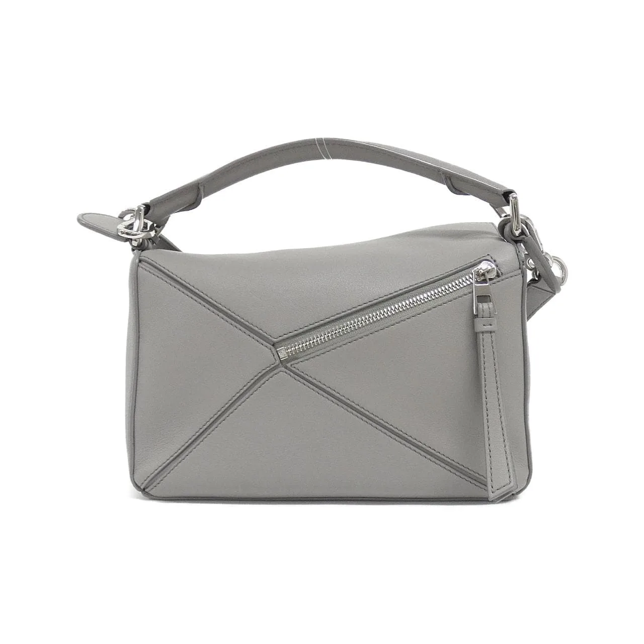 LOEWE Puzzle 322 30 S21 Handbag Black Rank A - Thumbnail 2