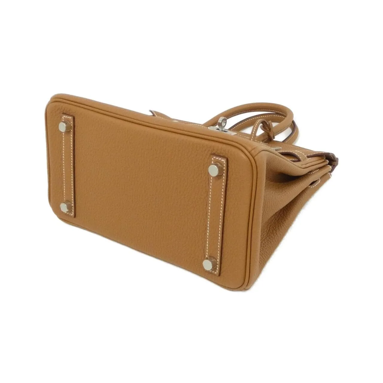 HERMES Birkin 041344CK Handbag Togo Gold Togo Leather Unused - Thumbnail 3