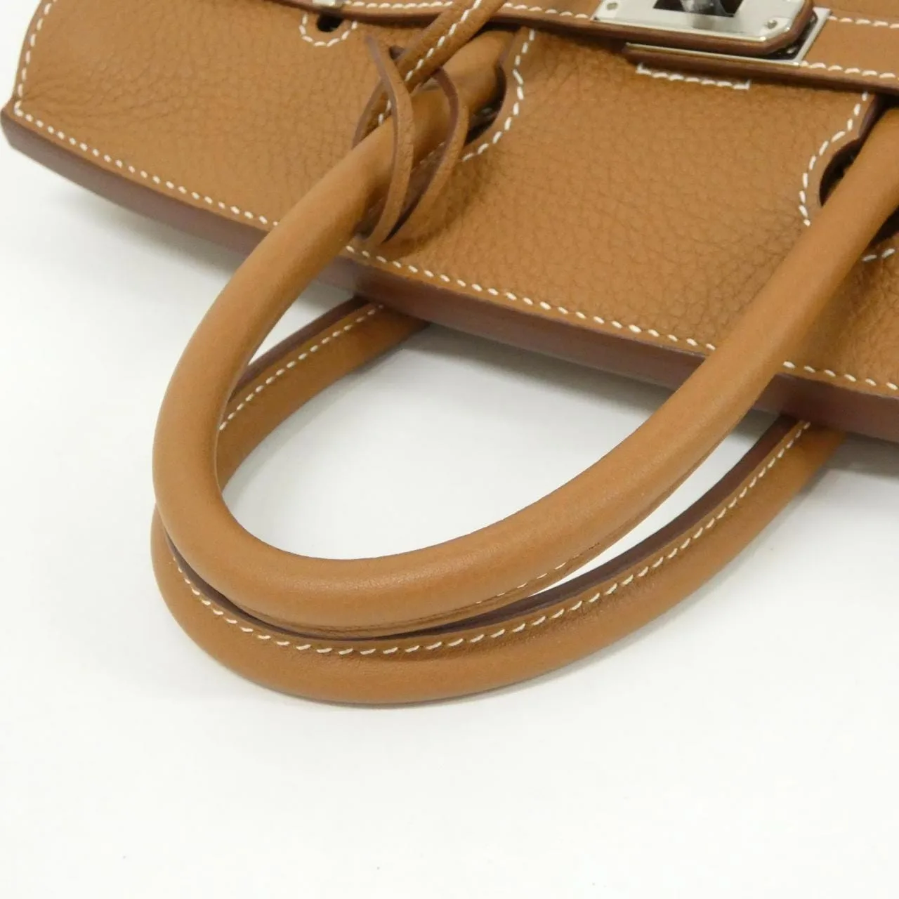 HERMES Birkin 041344CK Handbag Togo Gold Togo Leather Unused - Thumbnail 5