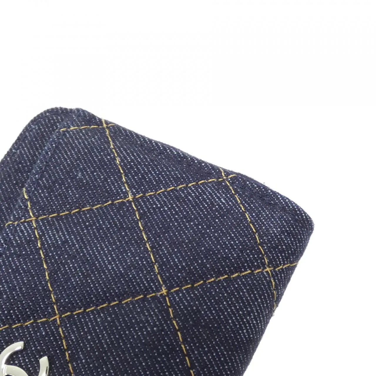 CHANEL Timeless Classic AP3179 Card Case Denim Blue Denim Rank A - Thumbnail 4