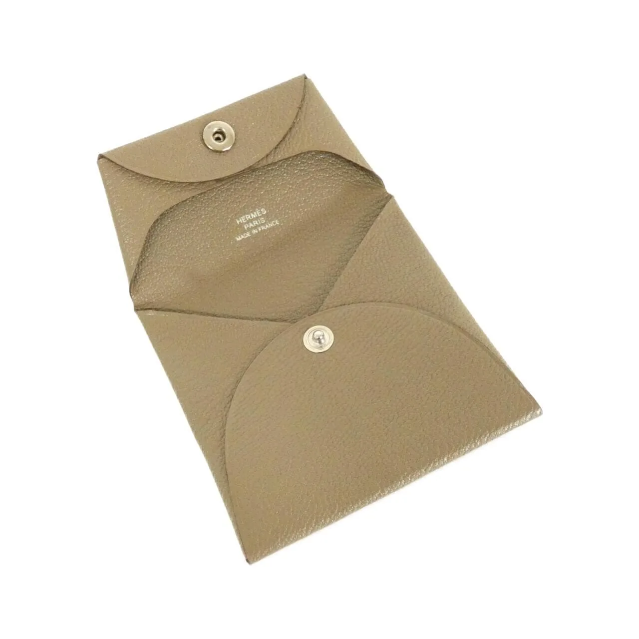 HERMES 039759CK Coin Case Etoupe Rank A - Thumbnail 4