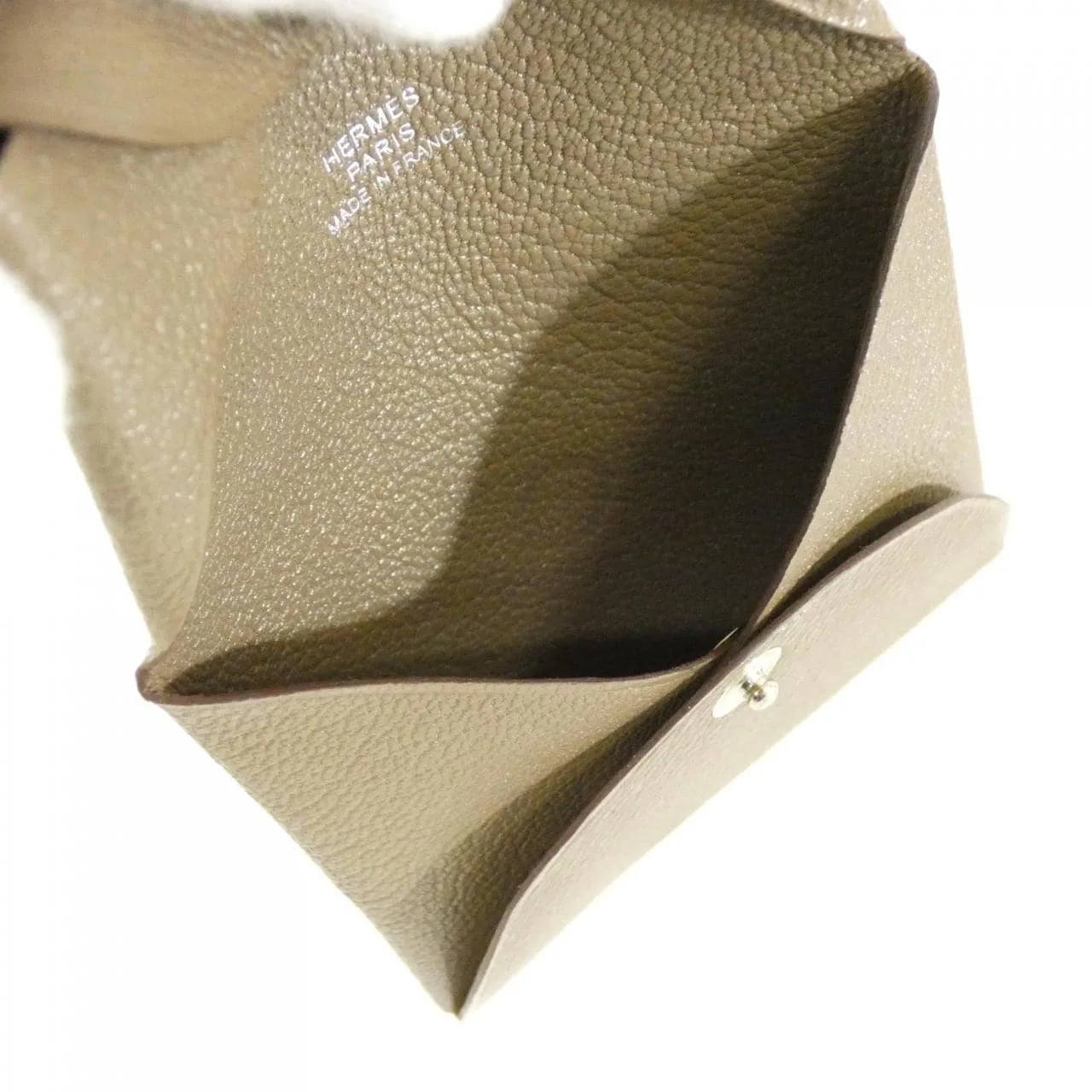 HERMES 039759CK Coin Case Etoupe Rank A - Thumbnail 5
