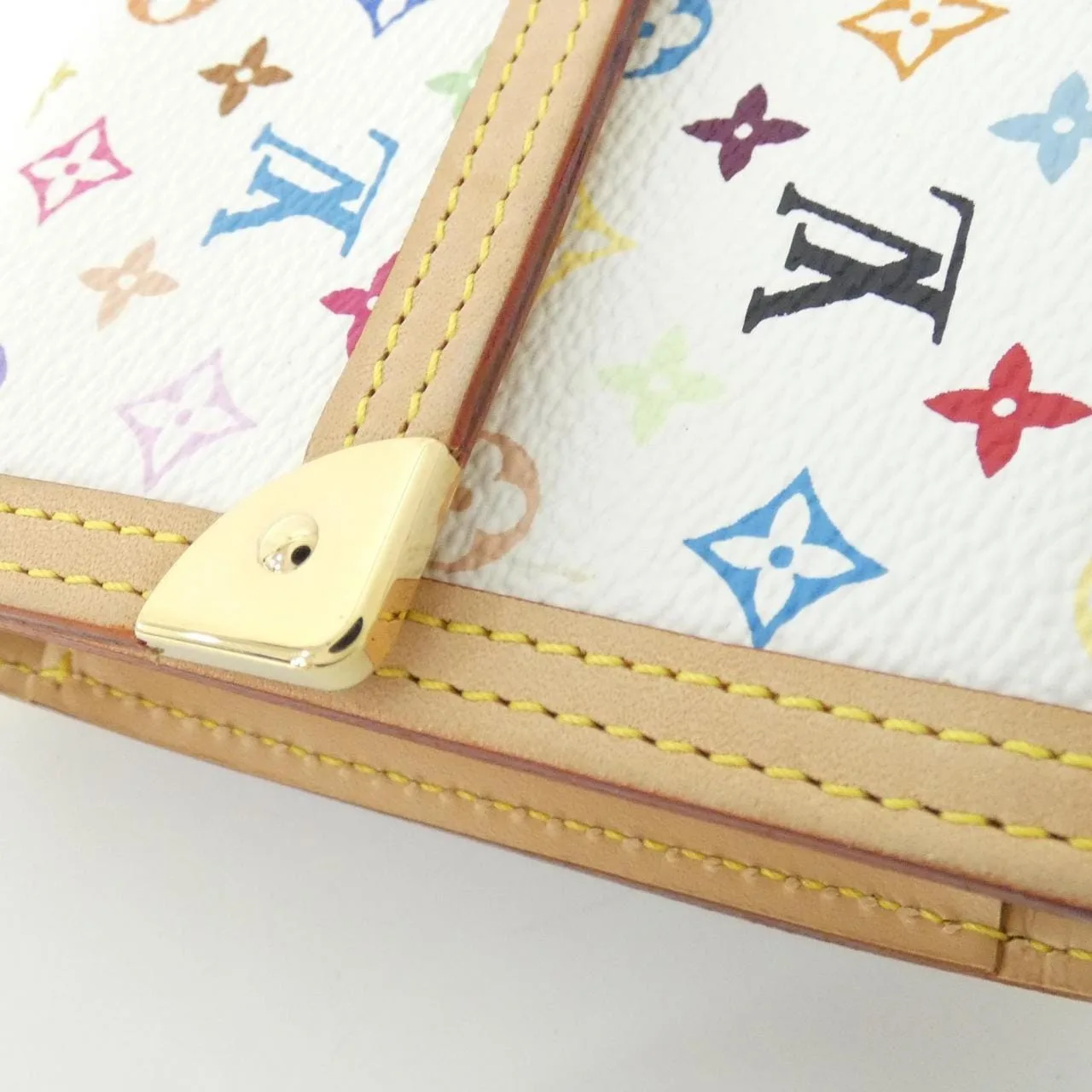 LOUIS VUITTON M92659 Wallet Canvas Multicolor Canvas Rank A - Thumbnail 4