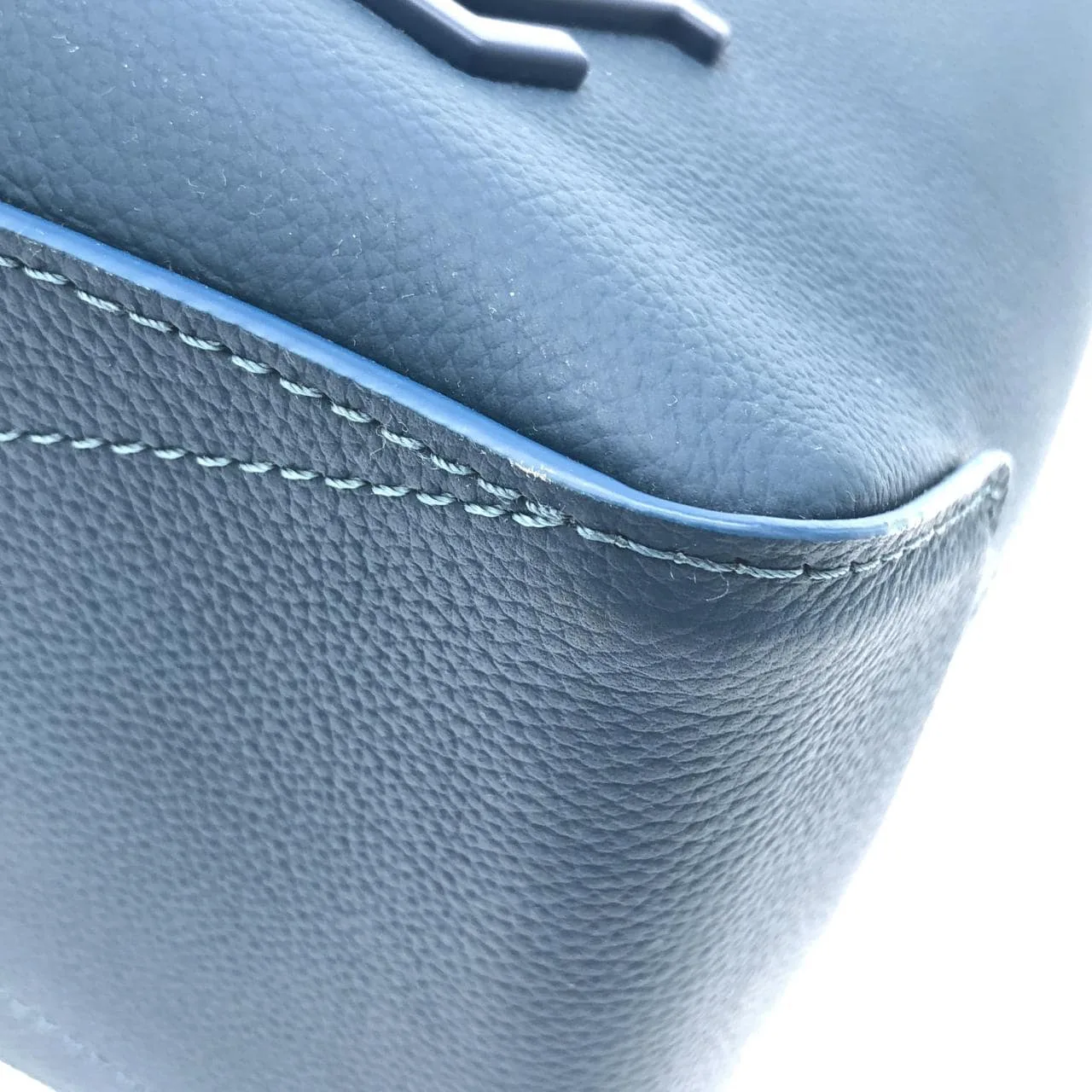 LOUIS VUITTON M23707 Tote Lambskin Blue Lambskin Rank A - Thumbnail 4