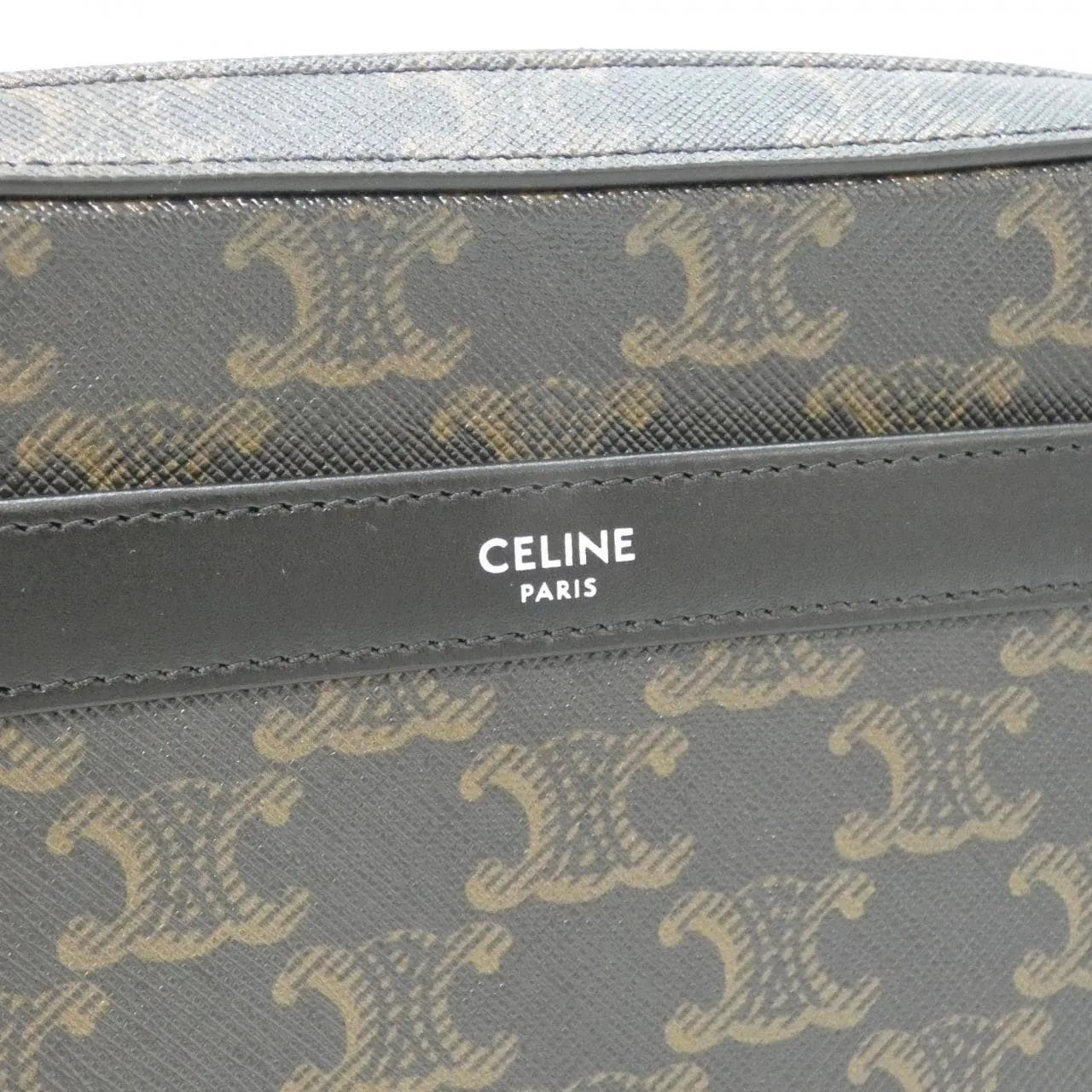 CELINE Cabas 113942EVJ Shoulder Canvas Black Canvas Rank A - Thumbnail 4