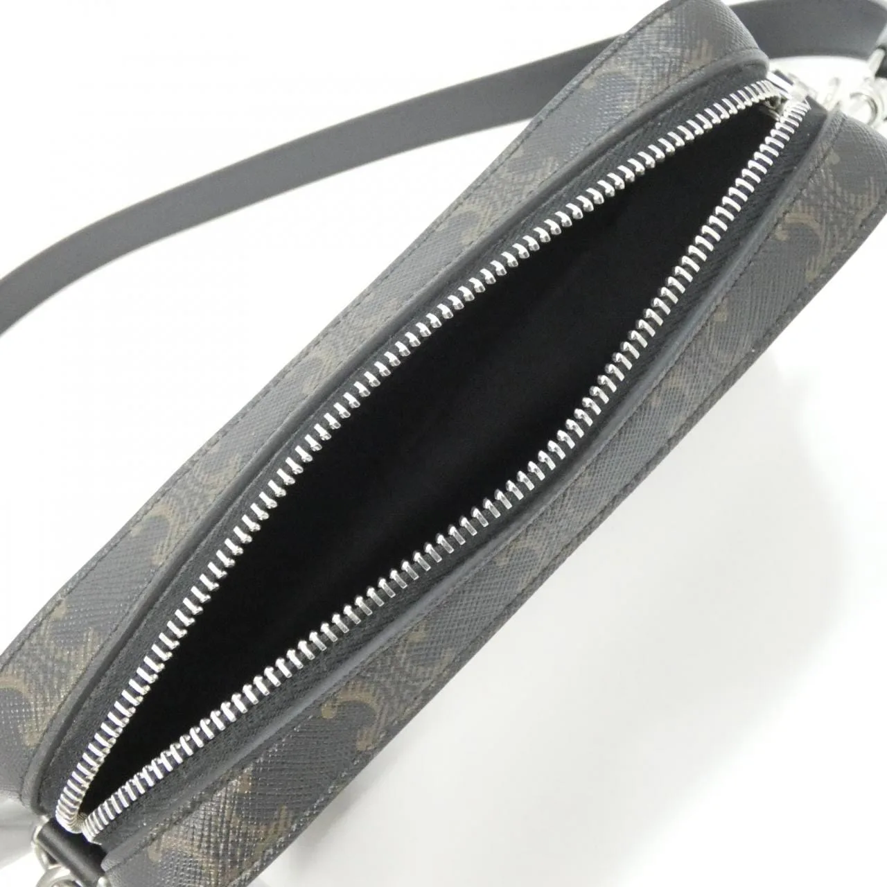 CELINE Cabas 113942EVJ Shoulder Canvas Black Canvas Rank A - Thumbnail 7