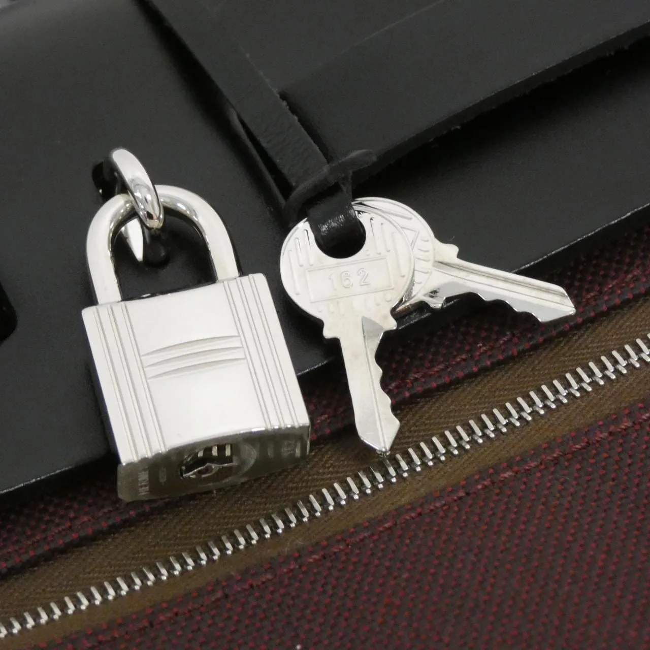 HERMES Herbag 078971CK Handbag Black Rank A - Thumbnail 7