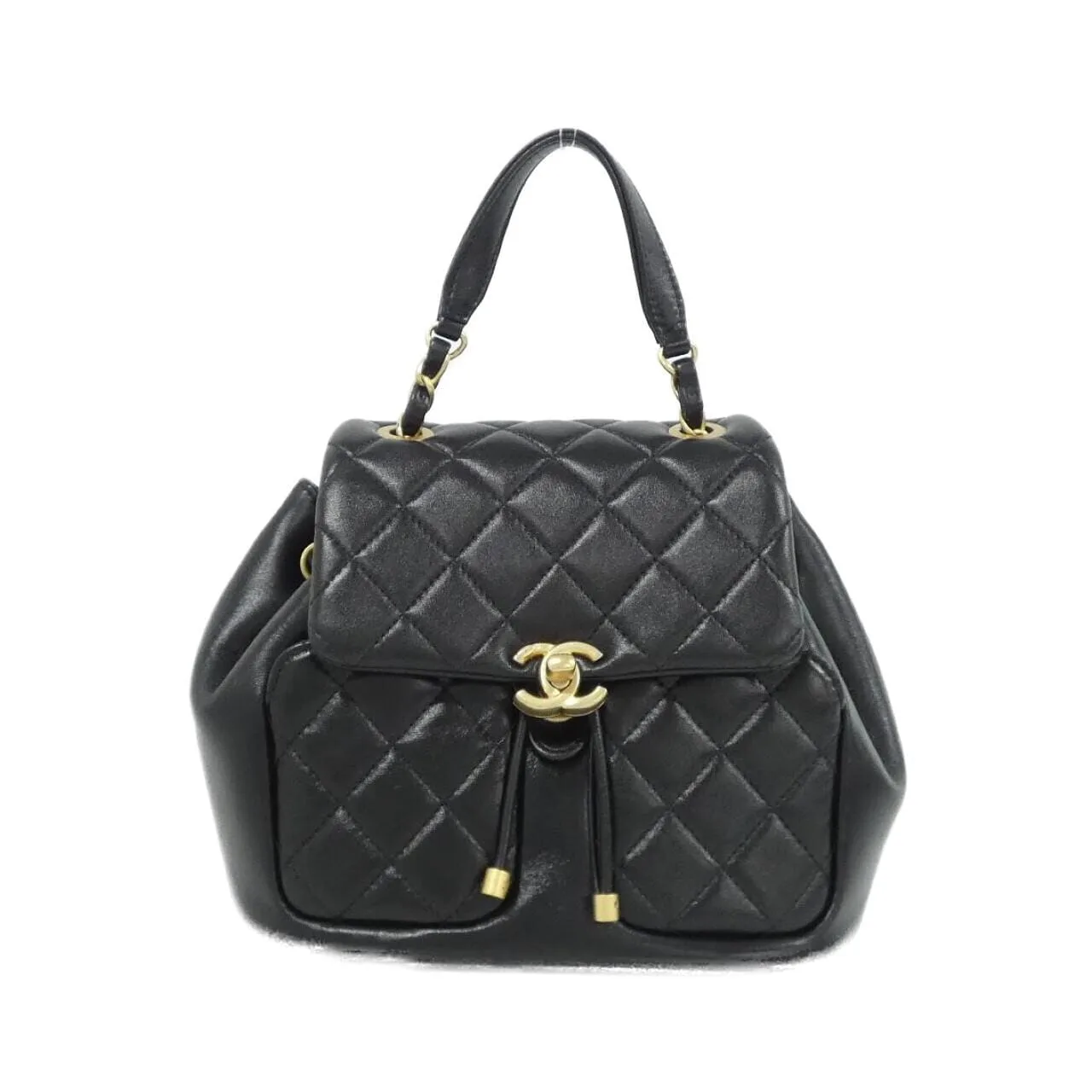 CHANEL AS4493 背包 羊皮 Black