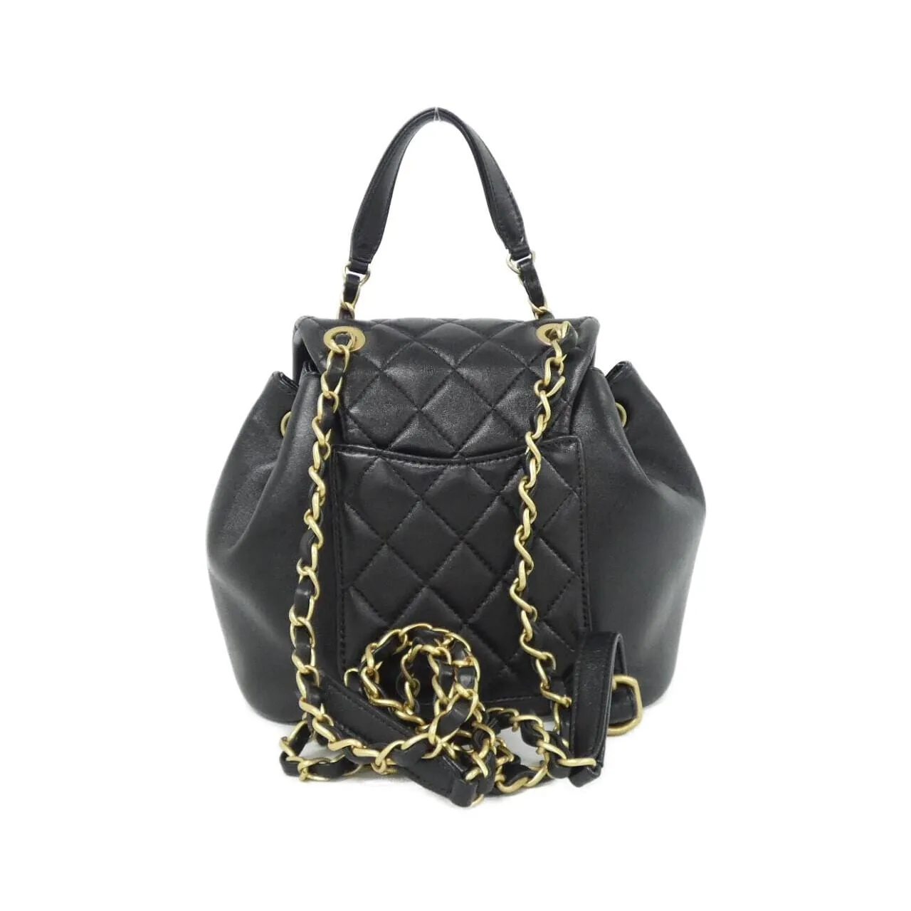 CHANEL AS4493 Backpack Lambskin 黑色 羊皮 中古品A - 縮圖 2
