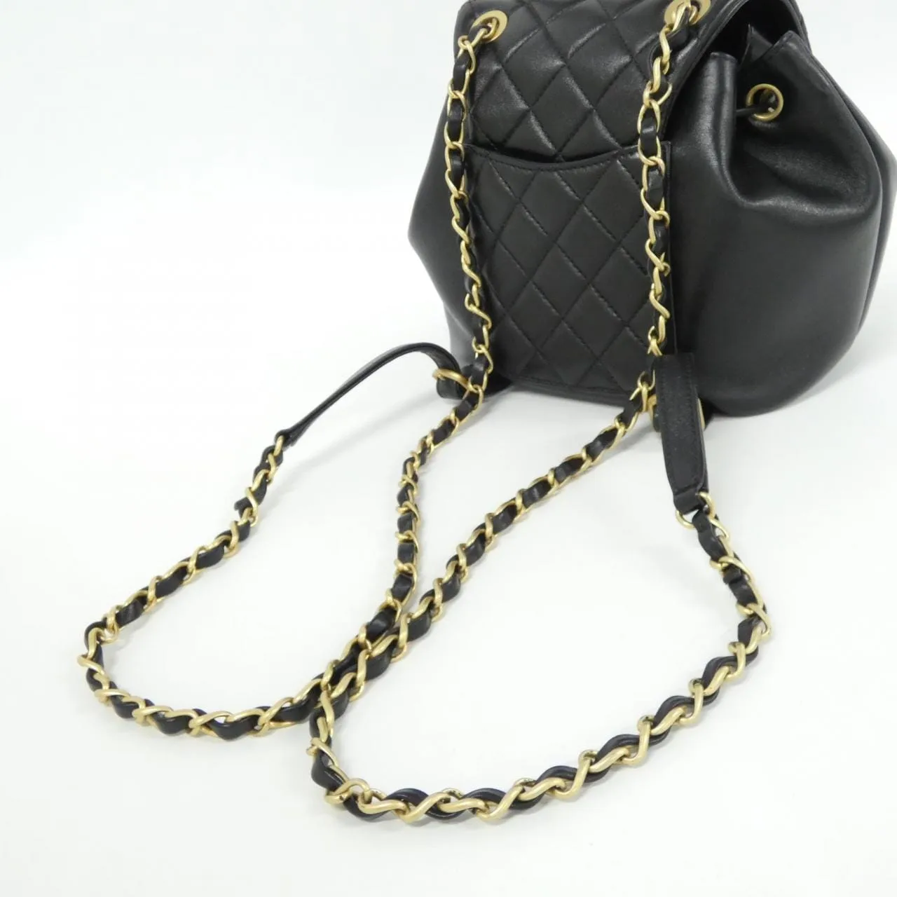 CHANEL AS4493 Backpack Lambskin 黑色 羊皮 中古品A - 縮圖 8