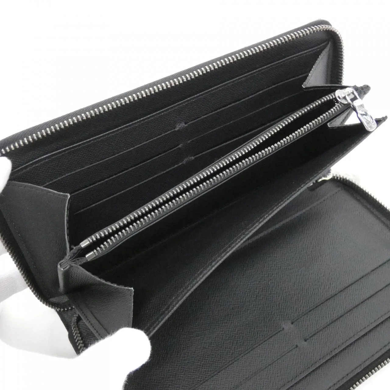 LOUIS VUITTON Eclipse M82081 Wallet Monogram Black Monogram Rank B - Thumbnail 7