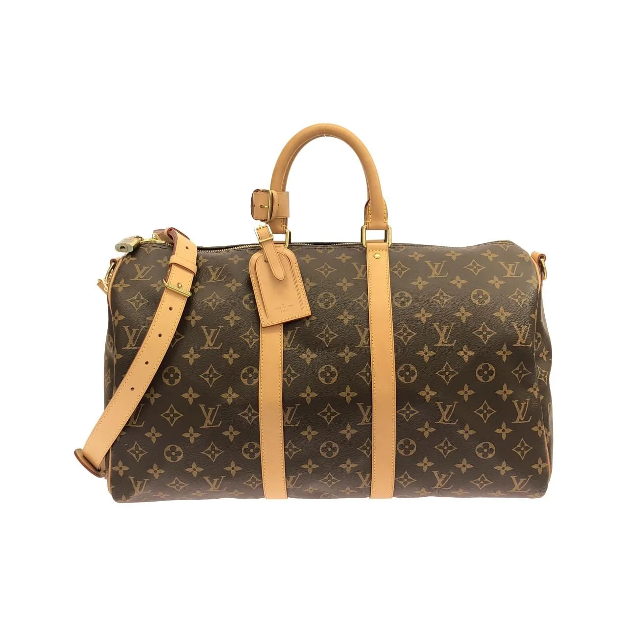 LOUIS VUITTON Keepall M41418 Boston Monogram Black