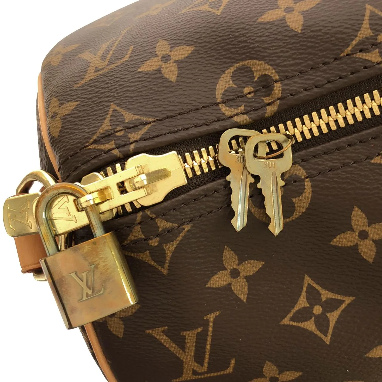 LOUIS VUITTON Keepall M41418 Boston Monogram Black Monogram Rank A - Thumbnail 6