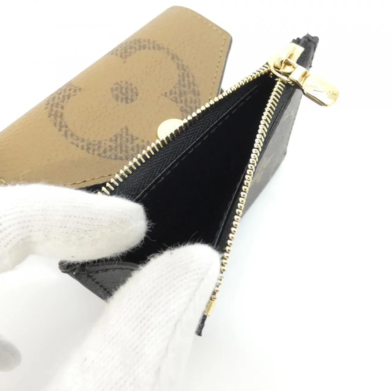 LOUIS VUITTON M80725 Wallet Monogram Black Monogram Rank A - Thumbnail 7