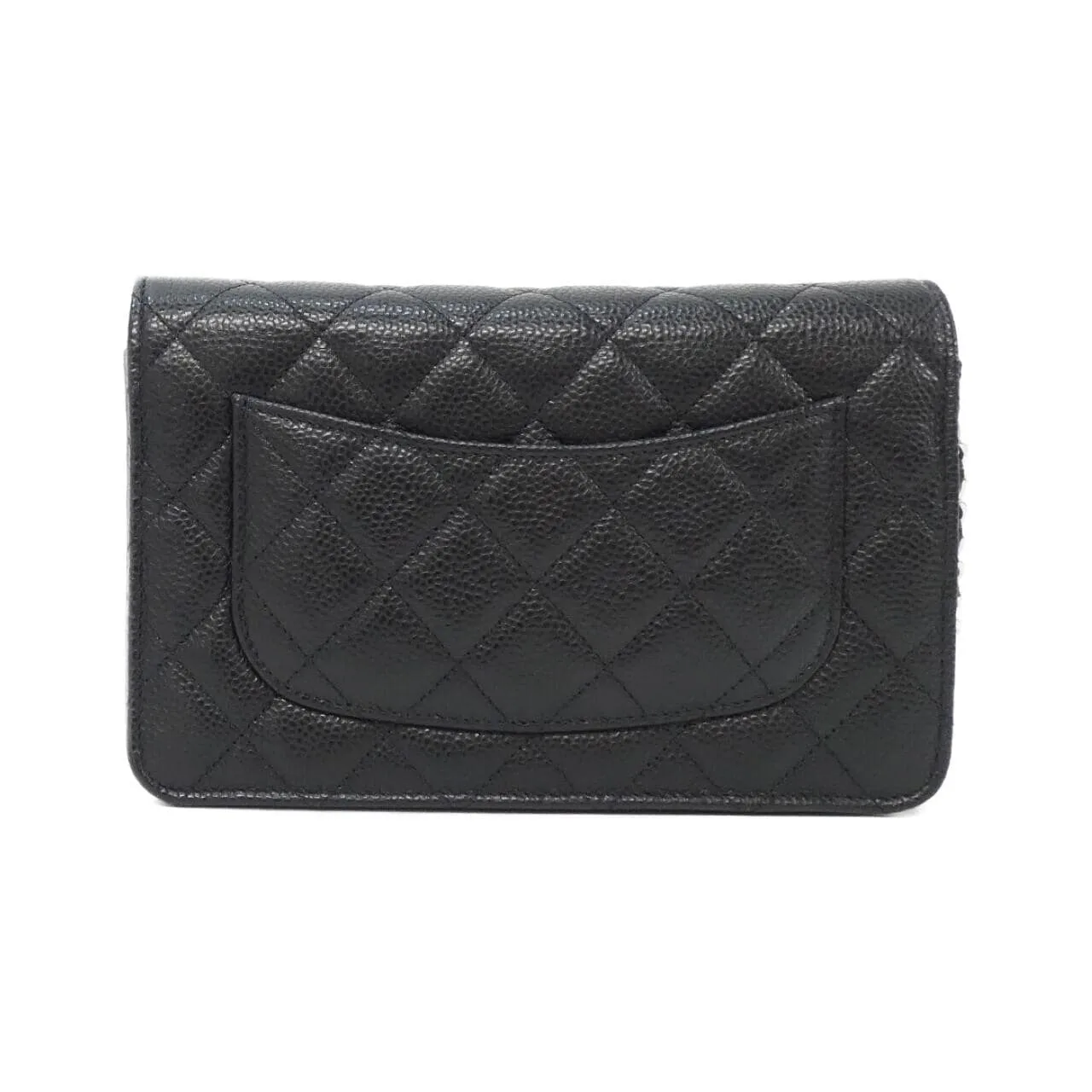 CHANEL Timeless Classic AP0250 Wallet Grained Calfskin 黑色 荔枝紋牛皮 中古品A - 縮圖 2