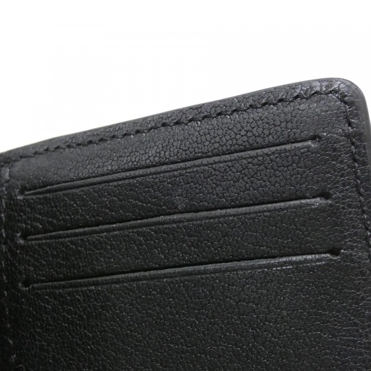 LOUIS VUITTON 卡片套 皮革 綠色 皮革 中古品A - 縮圖 7