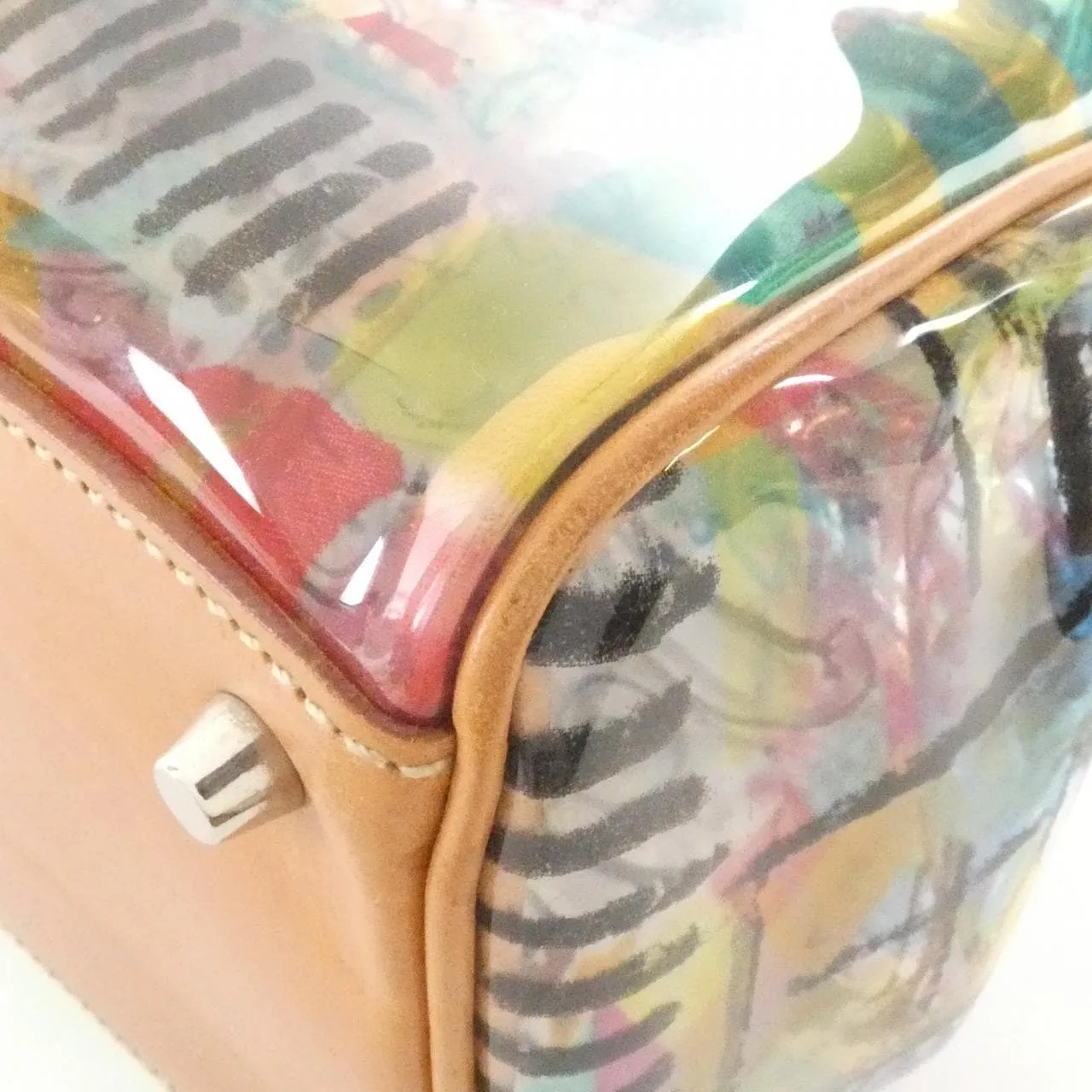 PRADA BR2515 手提包 黑色 中古品B - 縮圖 4