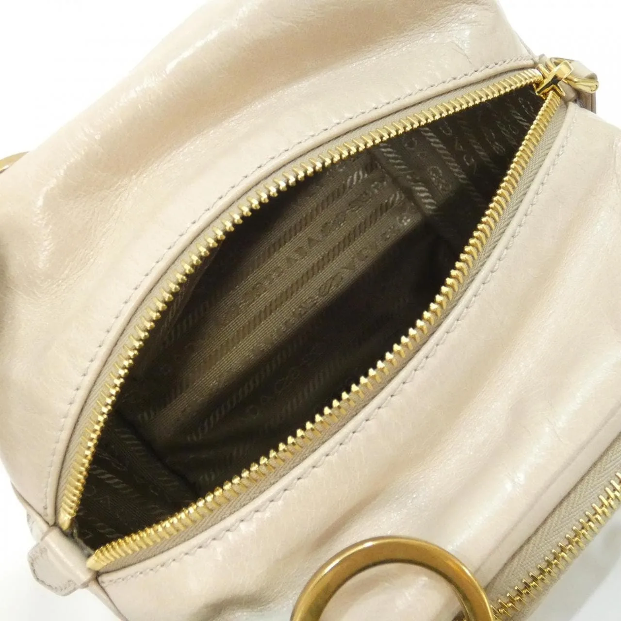 PRADA 1BB137 肩背包 黑色 中古品A - 縮圖 8
