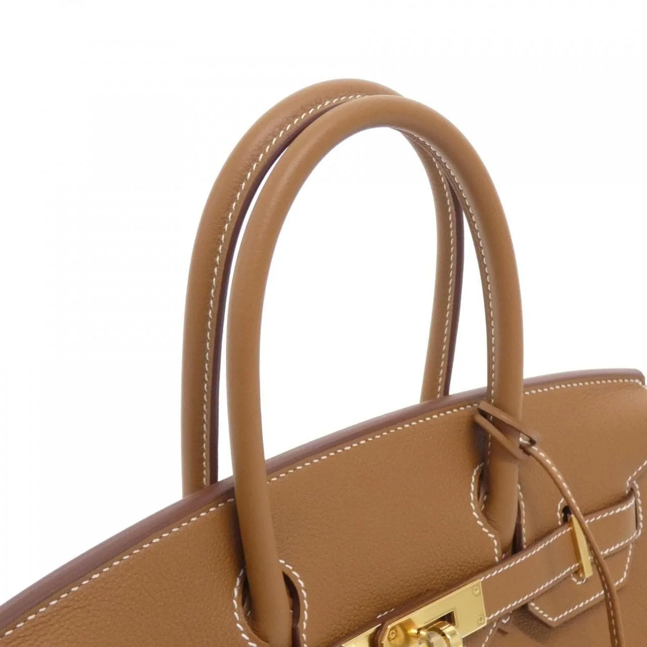 HERMES Birkin 027633CC Handbag Togo 金色 Togo 牛皮 未使用品 - 縮圖 5