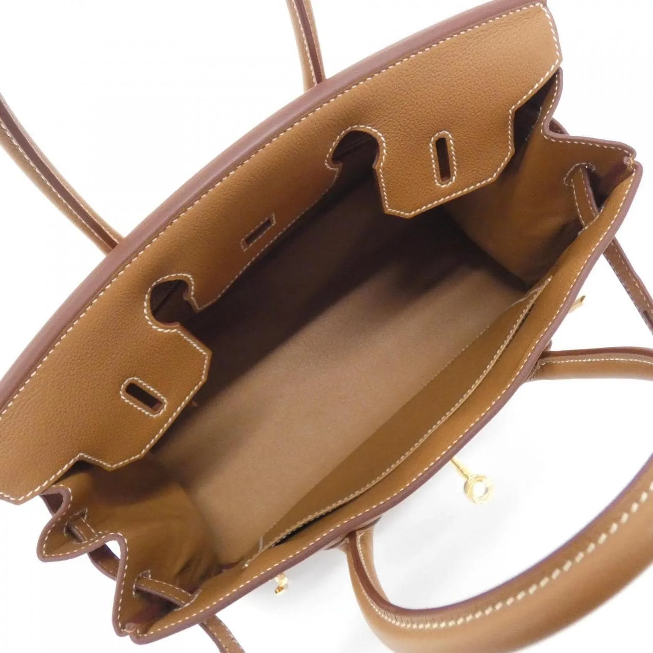 HERMES Birkin 027633CC Handbag Togo 金色 Togo 牛皮 未使用品 - 縮圖 6