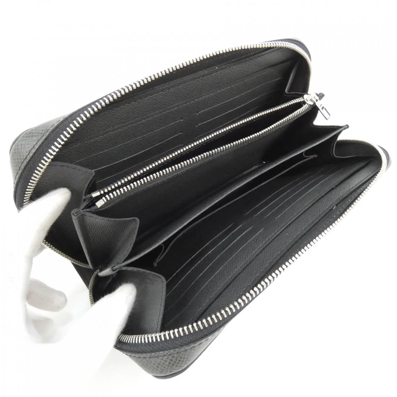 LOUIS VUITTON M42097 Wallet Black Rank A - Thumbnail 8