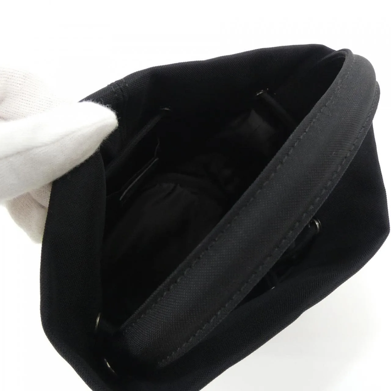 BALENCIAGA 656682 H854N Handbag Nylon Black Nylon Rank A - Thumbnail 6