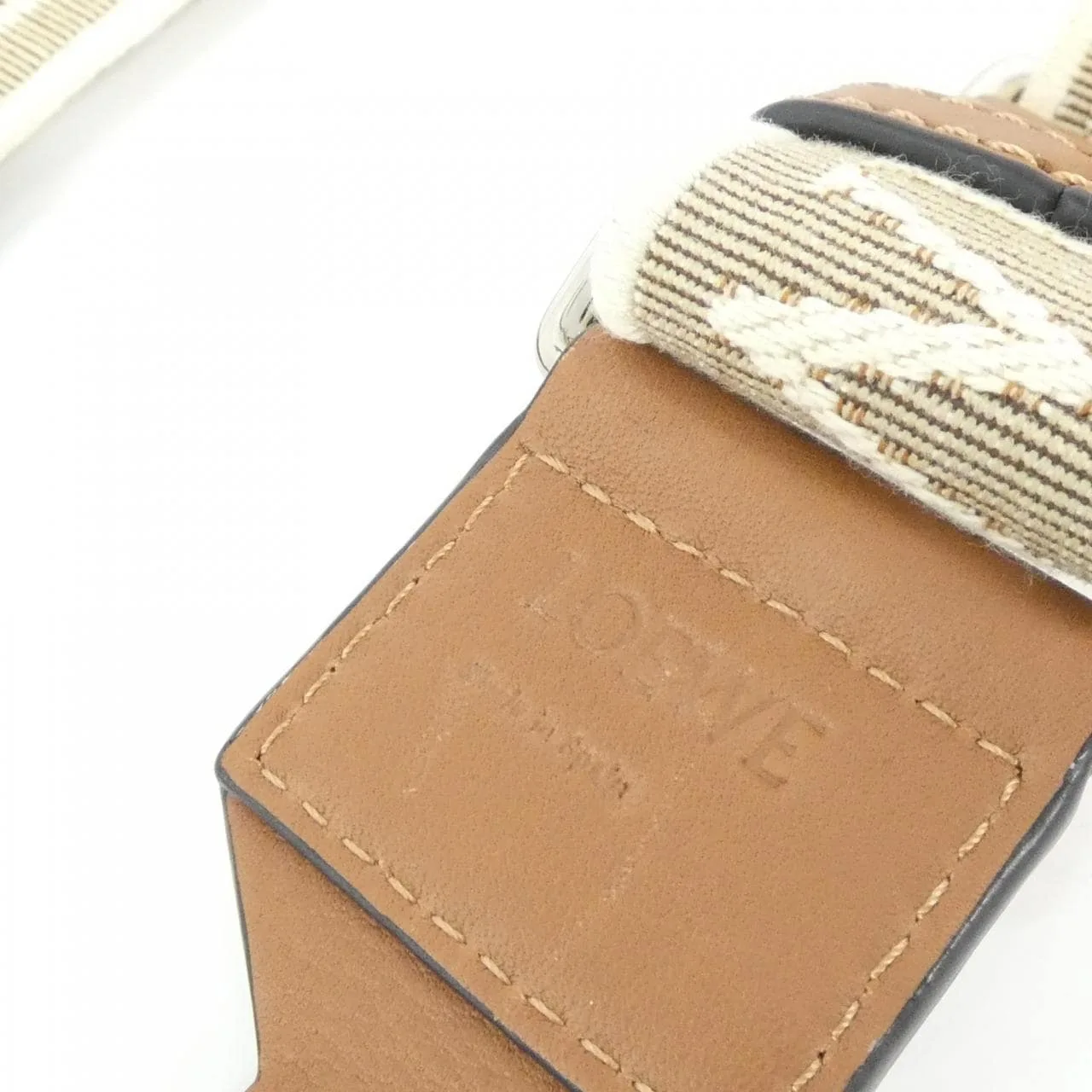 LOEWE C073T87X01 Wallet Canvas Silver Canvas Rank A - Thumbnail 3