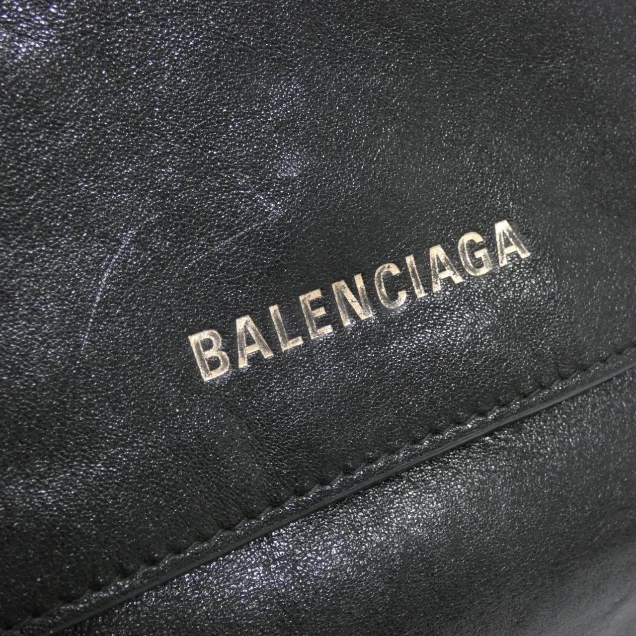 BALENCIAGA 805737 2ABAS Shoulder Black Rank A - Thumbnail 4